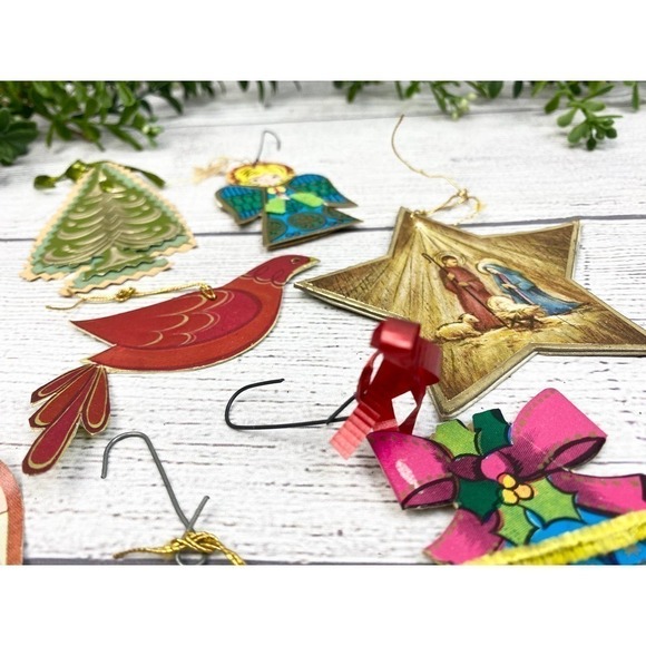 VNT 1950 60’s 70’s Christmas Holiday Ornament Set - Picture 8 of 9